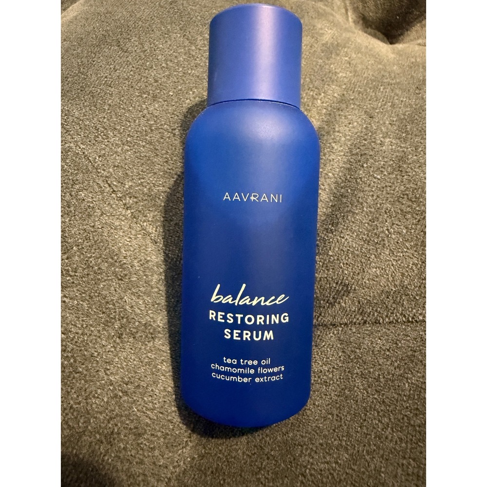 AAVRANI Balance Restoring Serum Tea Tree Oil Chamomile Cucumber 1.7oz 50ml